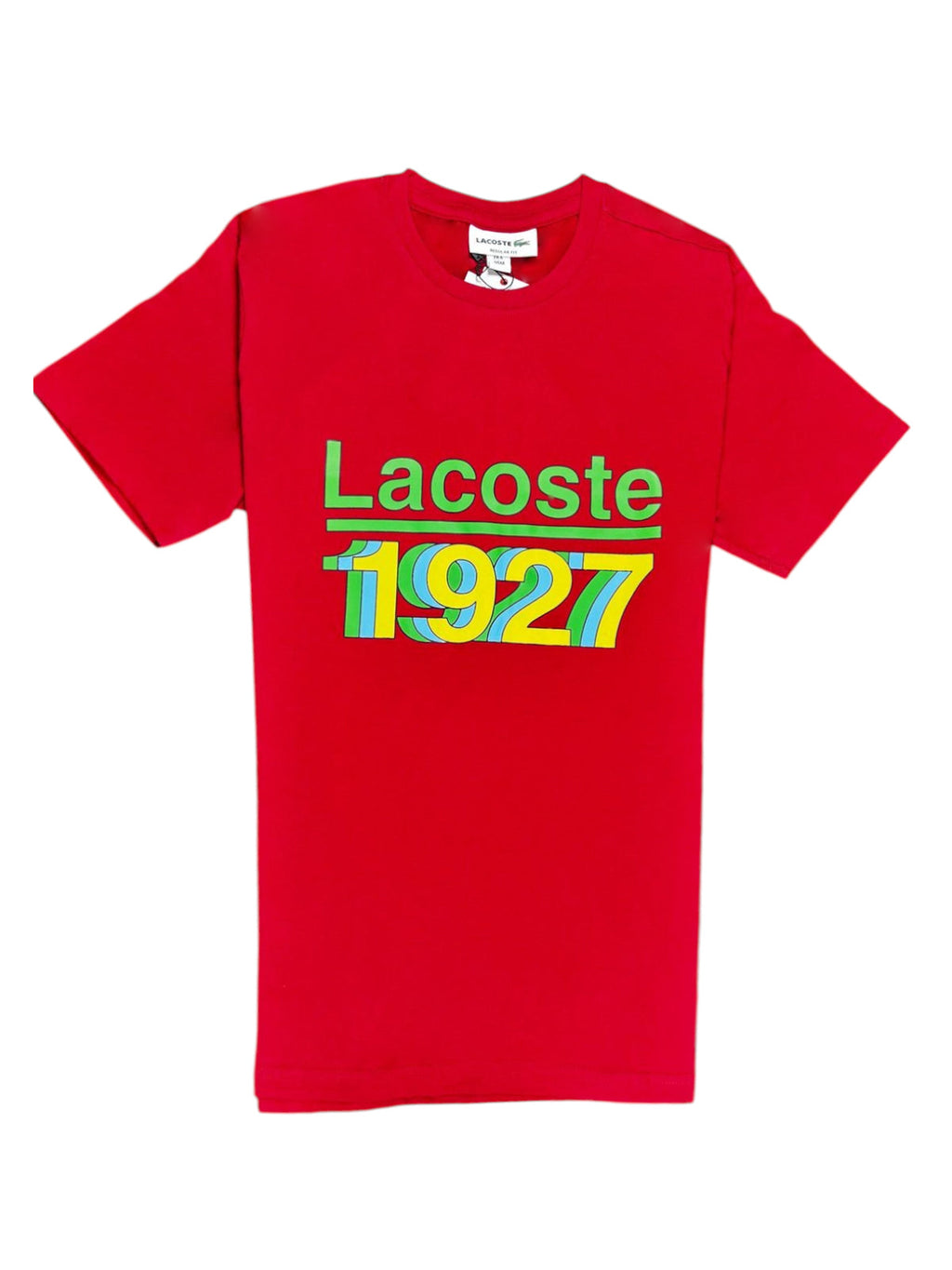 LACOSTE Crimson Blaze Classic Fit Short Sleeve Graphic Tee