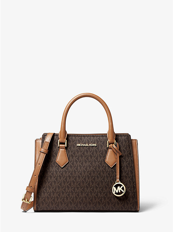 MICHAEL KORS Radiant Amber Opulent Leather Satchel