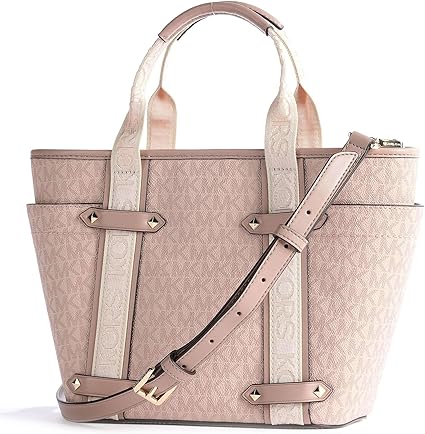 MICHAEL KORS Serene Blush Elegant Signature Tote Bag
