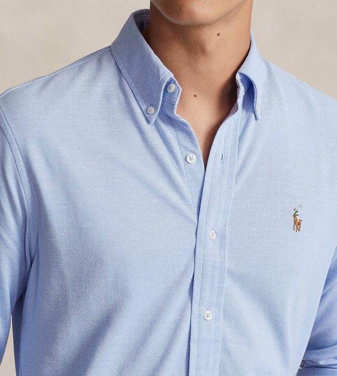 Polo Ralph Lauren Classic Cotton Button-Down Shirt in Serene Sky
