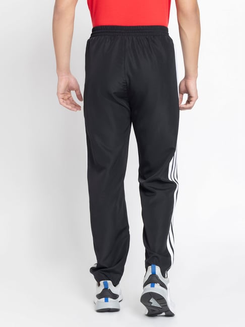 Adidas Dynamic Red Performance Tee & Sleek Black Trackpants