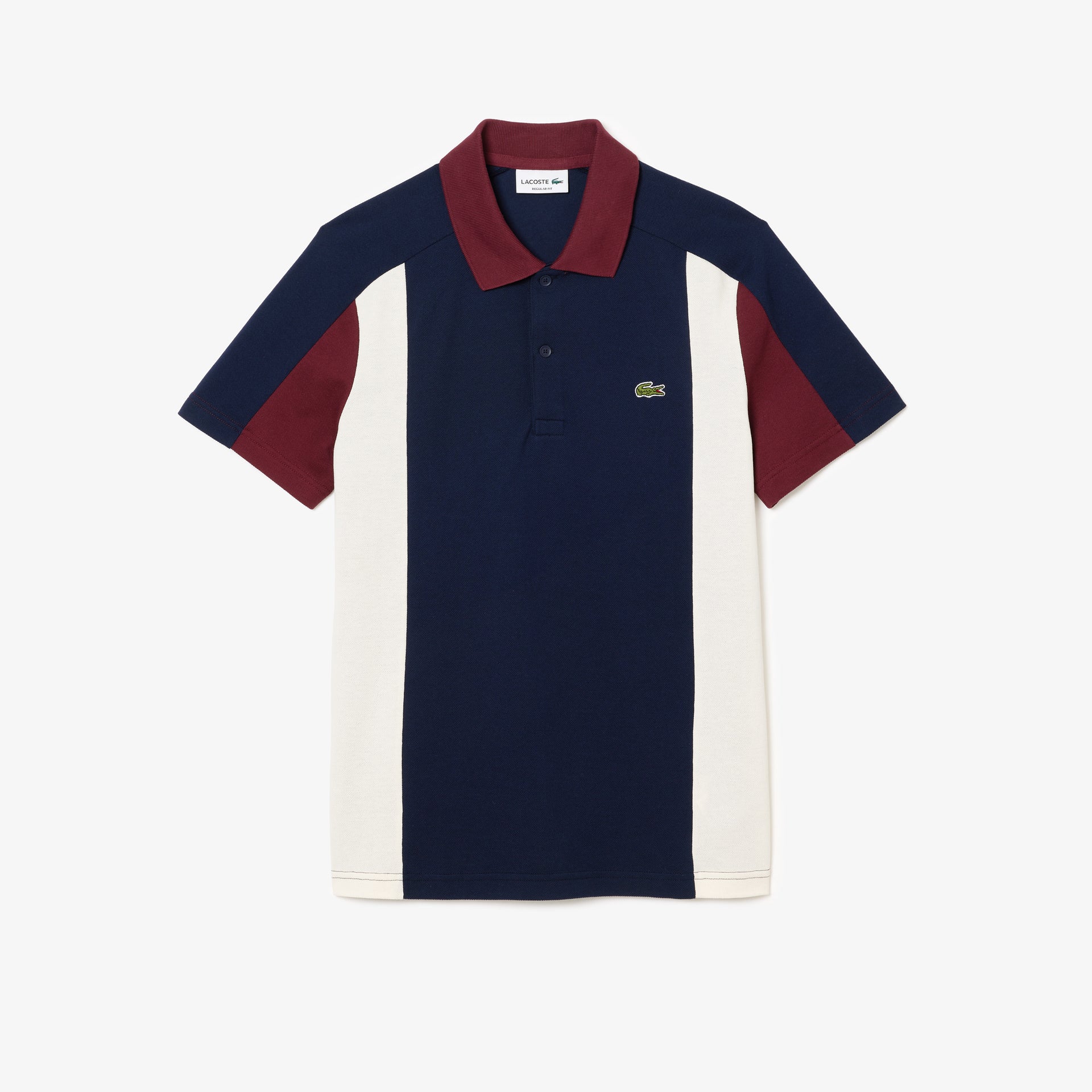 LACOSTE Opulent Azure Tailored Fit Short Sleeve Piqué Polo