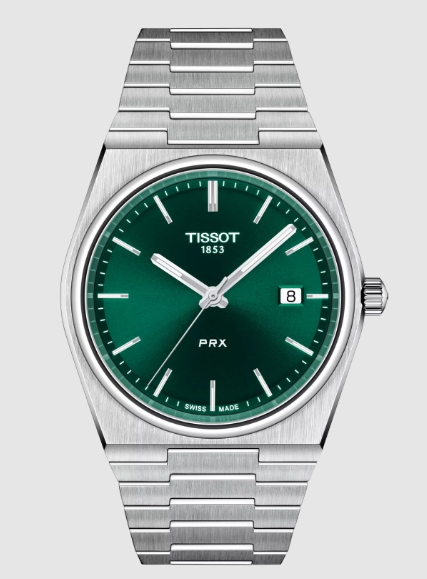 TISSOT Mystic Jade Sleek Dial Stainless Steel Timepiece