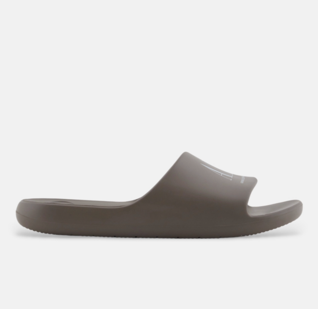 A|X ARMANI EXCHANGE Terra Cotta Luxe Casual Slide Sandals
