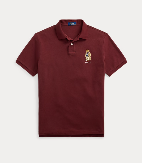 POLO RALPH LAUREN Ember Glow Tailored Fit Short Sleeve Piqué Polo Shirt