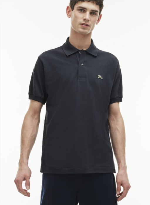 LACOSTE Mystic Teal Tailored Fit Short Sleeve Piqué Polo Shirt