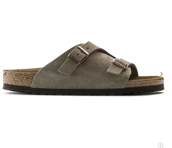 BIRKENSTOCK Enchanted Fern Classic Two-Strap Suede Sandals