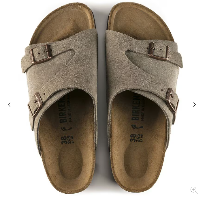 BIRKENSTOCK Enchanted Fern Classic Two-Strap Suede Sandals