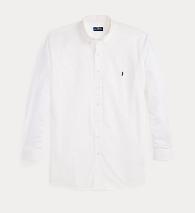 POLO RALPH LAUREN Ethereal Pearl Classic Fit Long Sleeve Oxford Dress Shirt