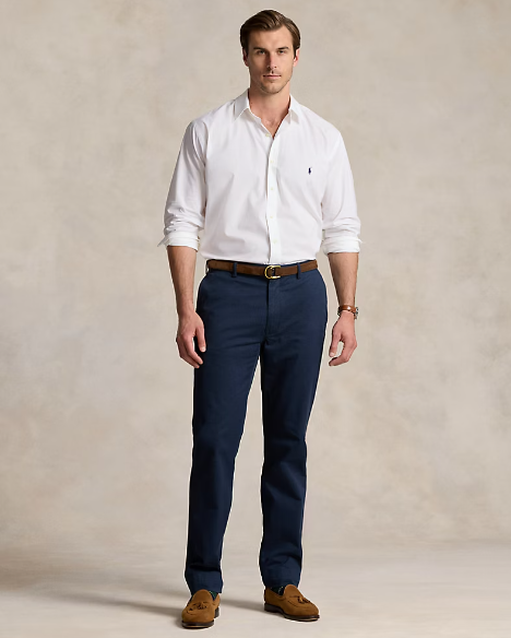 POLO RALPH LAUREN Ethereal Pearl Classic Fit Long Sleeve Oxford Dress Shirt