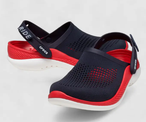 CROCS Ember Coral Featherweight Slip-On Comfort Clogs