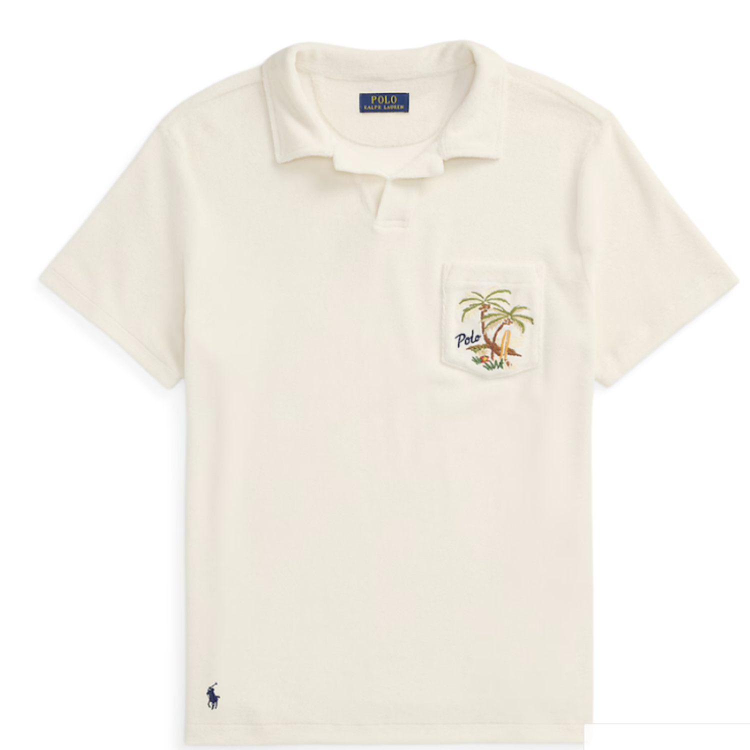 POLO CLASSIC Creamy Almond Slim Fit Short Sleeve Piqué T-Shirt