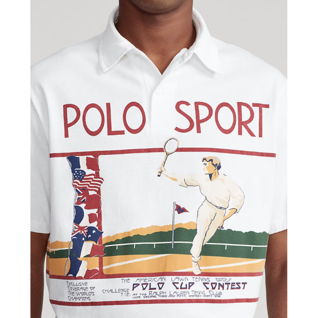 POLO SPORT Ethereal Pearl Limited Edition Graphic Polo Shirt