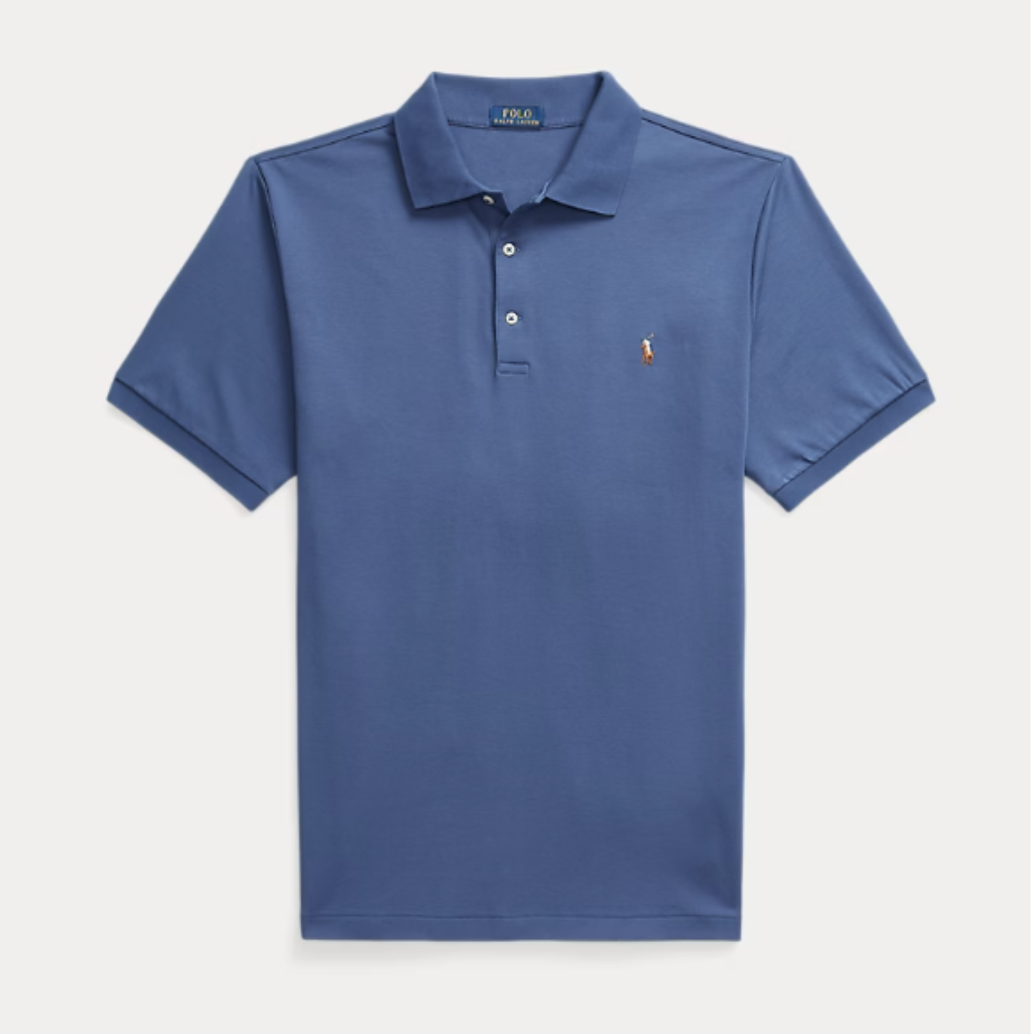 POLO RALPH LAUREN Serene Azure Classic Fit Short Sleeve Cotton Polo Shirt