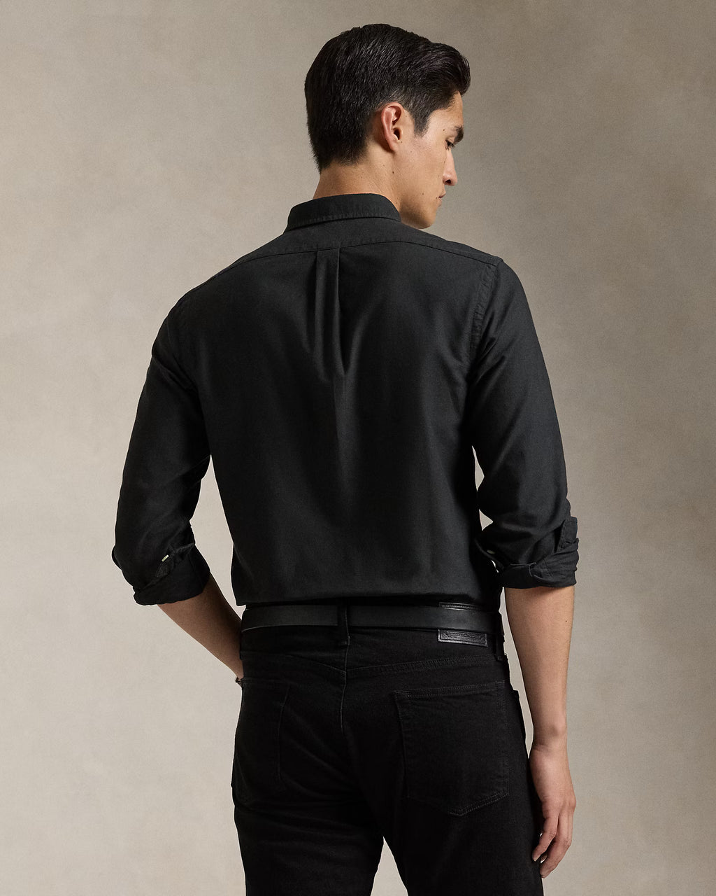 POLO RALPH LAUREN Classic Fit Black Button-Down Shirt