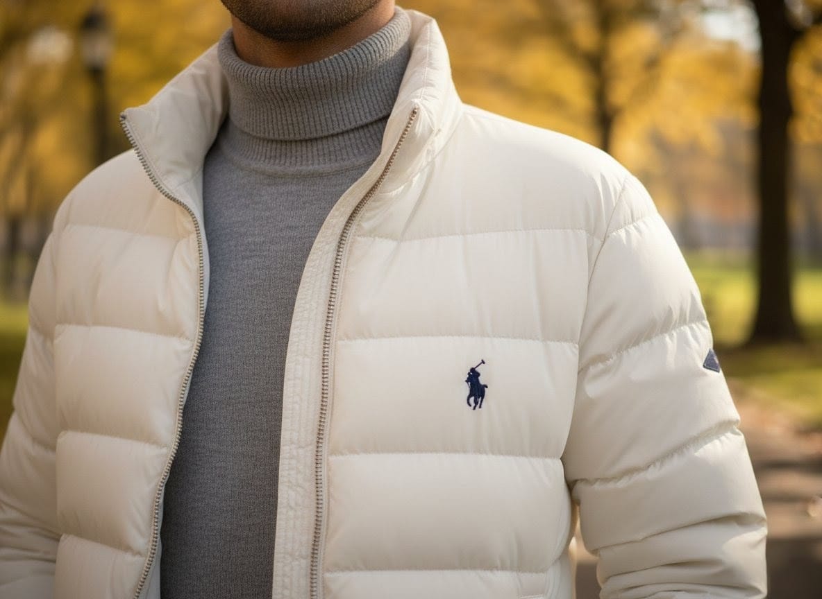 POLO RALPH LAUREN Serene Pearl Luxe Fit Lightweight Puffer Jacket