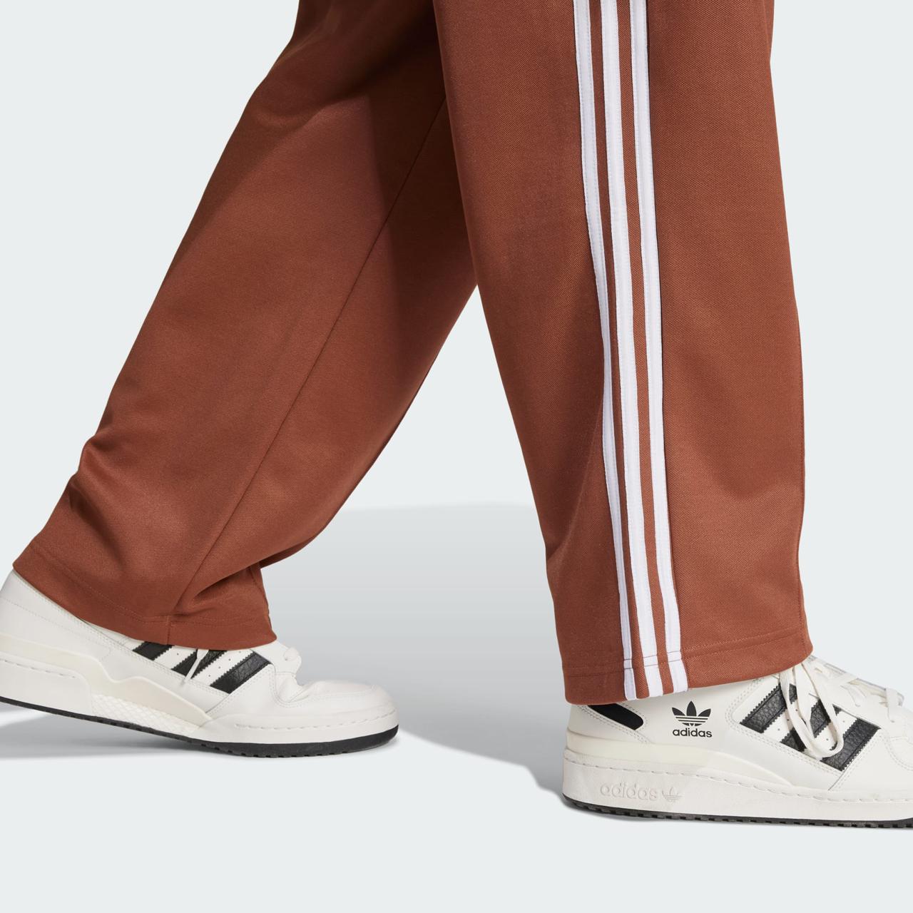 adidas Classic Three-Stripes Track Pants in Brown