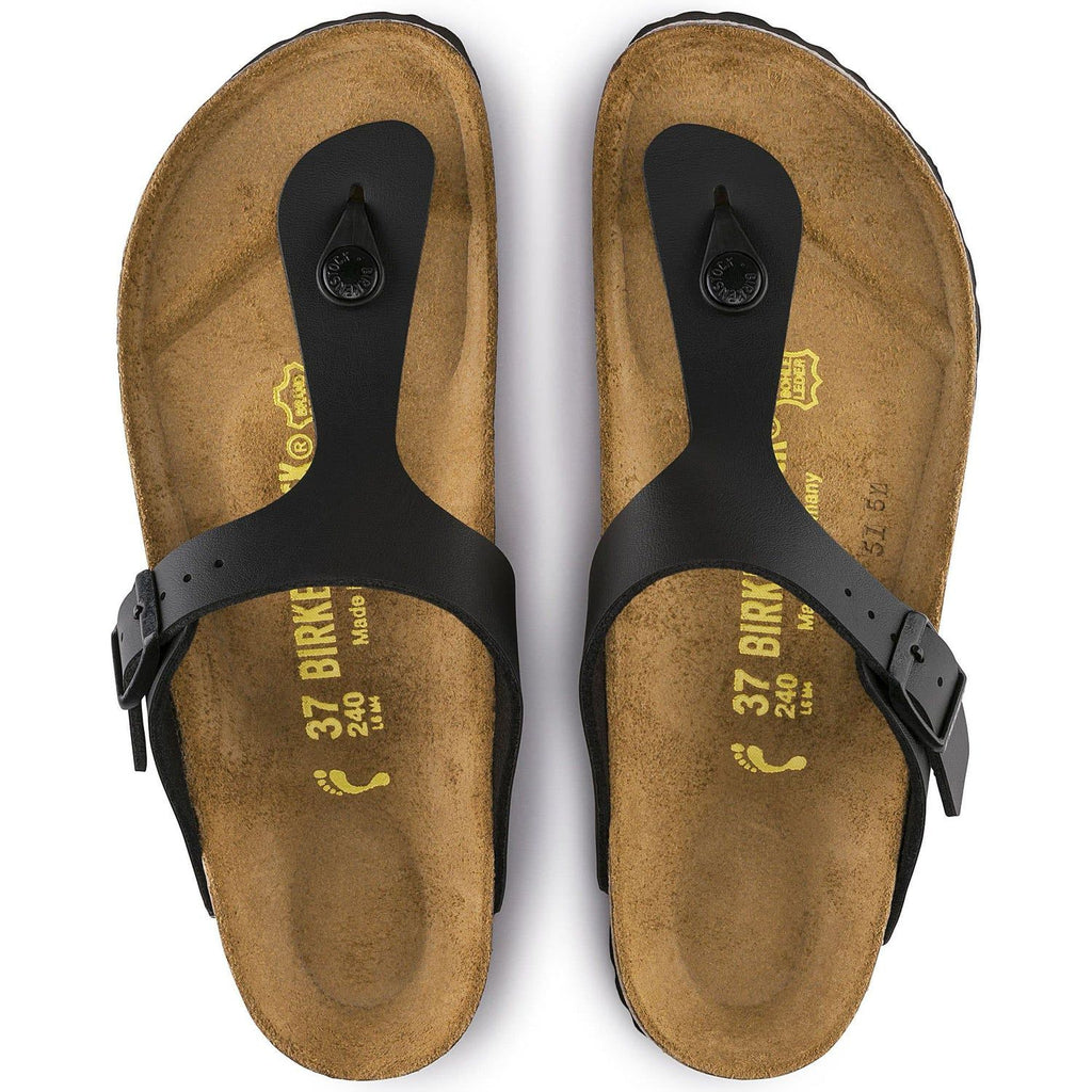 Birkenstock Elegant Ebony Thong Sandals - Luxurious Comfort