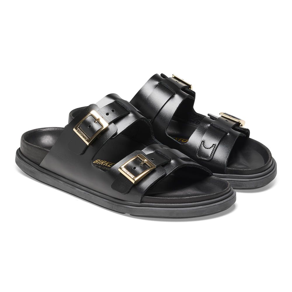 Birkenstock Luxurious Black Buckled Sandals