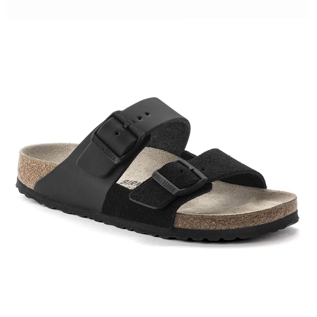 Birkenstock Cozy Black Suede Sandals