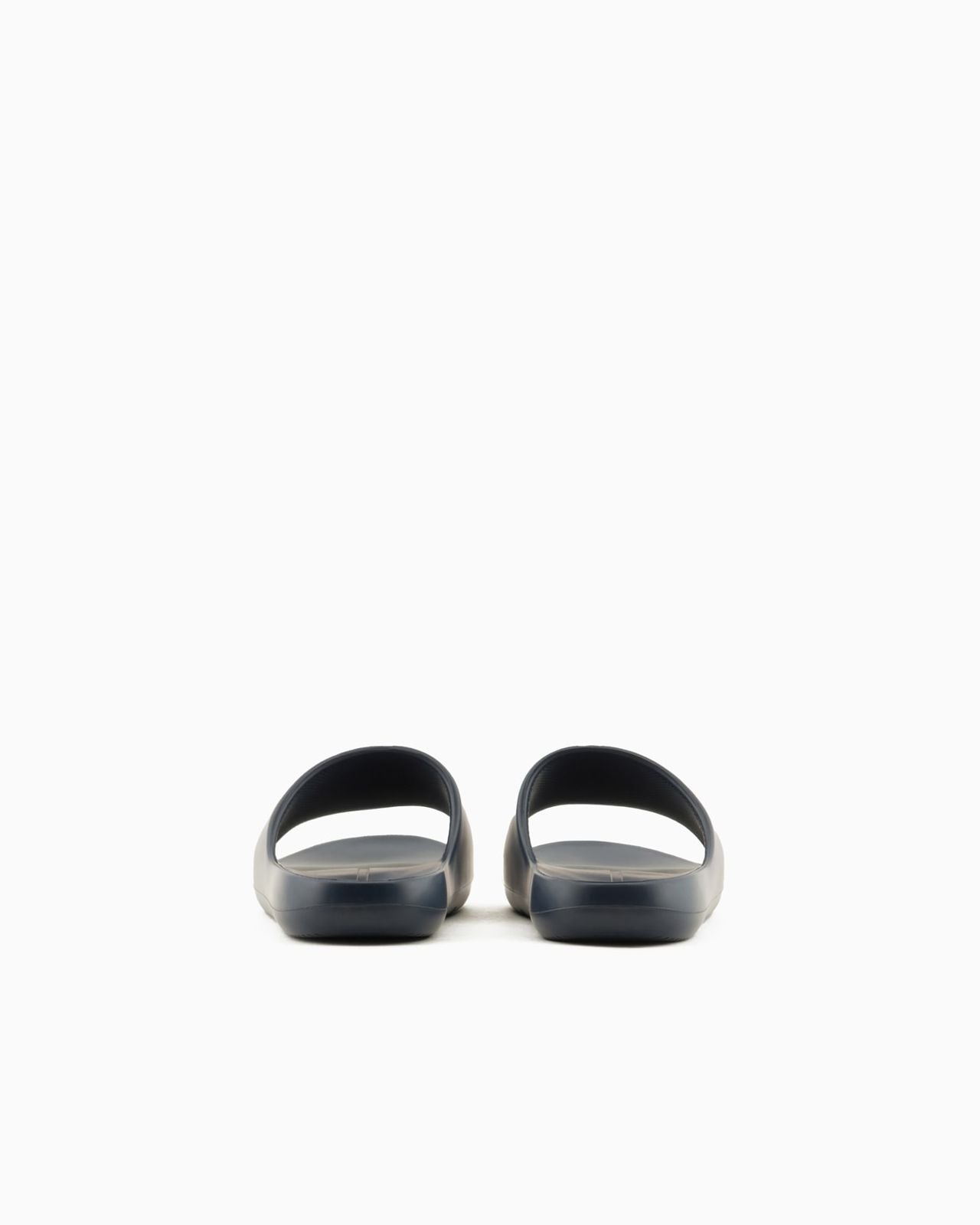 Armani Exchange Sleek Midnight Navy Slide Sandals