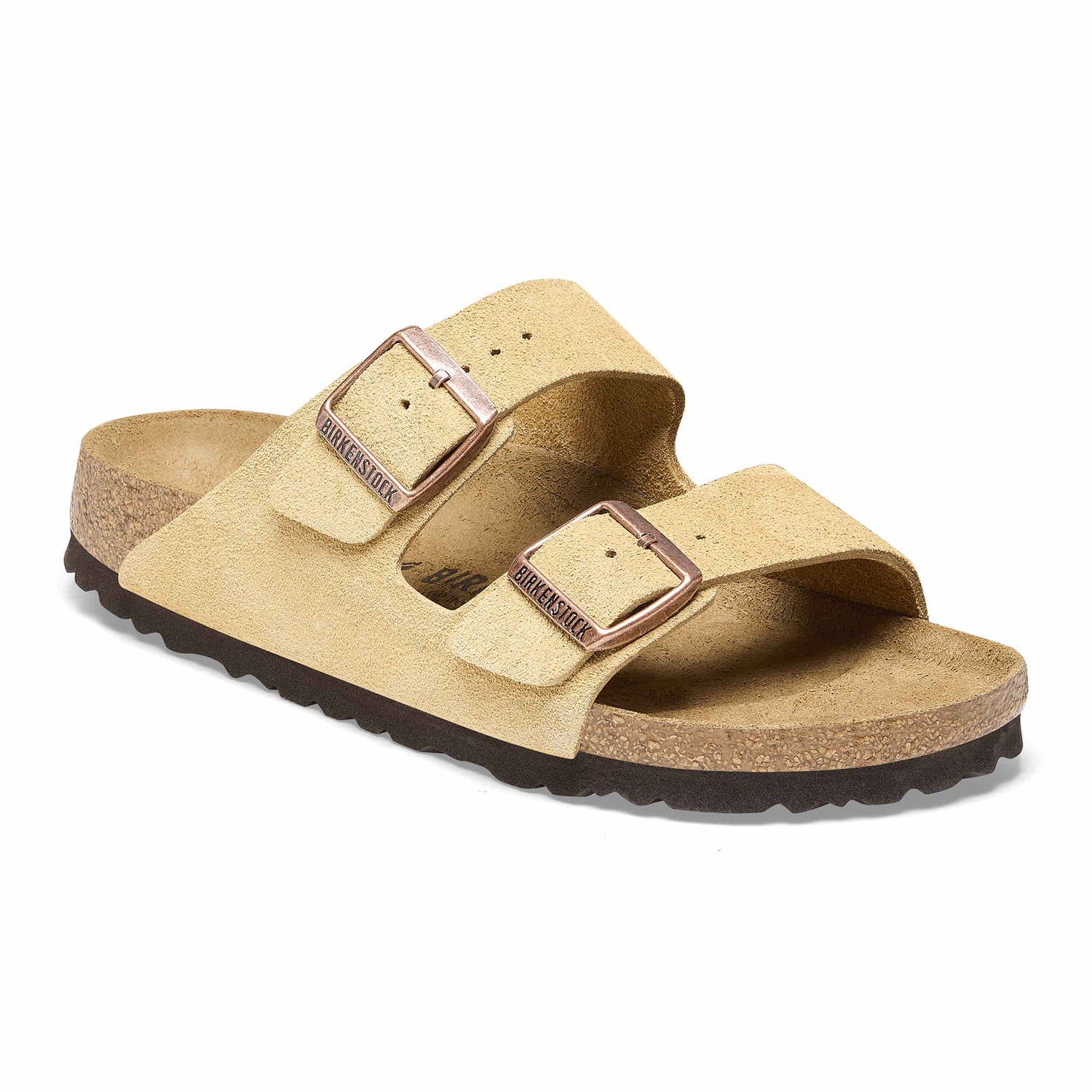Birkenstock Cozy Sand Suede Double-Buckle Sandals