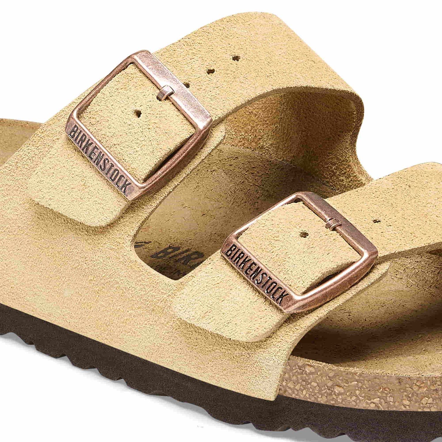Birkenstock Cozy Sand Suede Double-Buckle Sandals