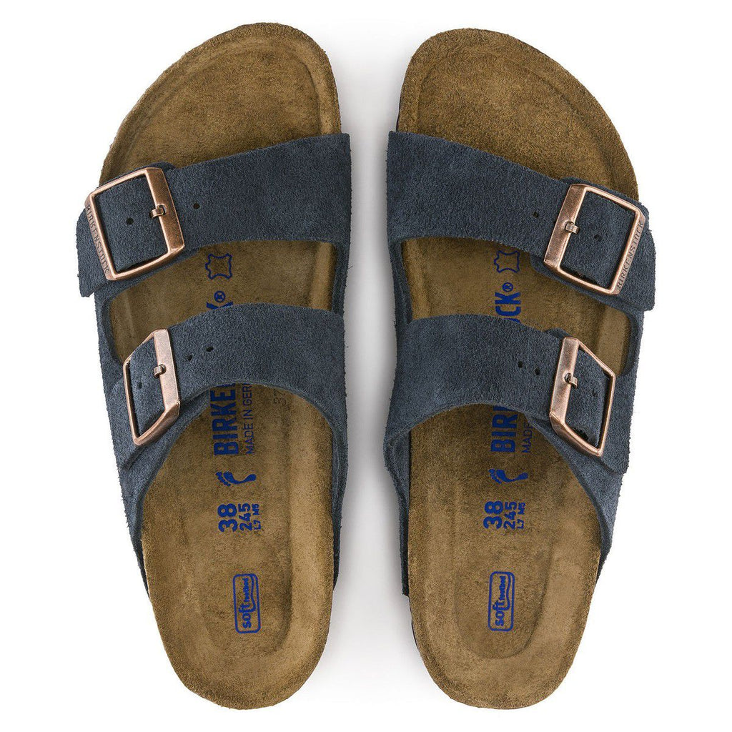Birkenstock Suede Serenity Sandals in Midnight Blue