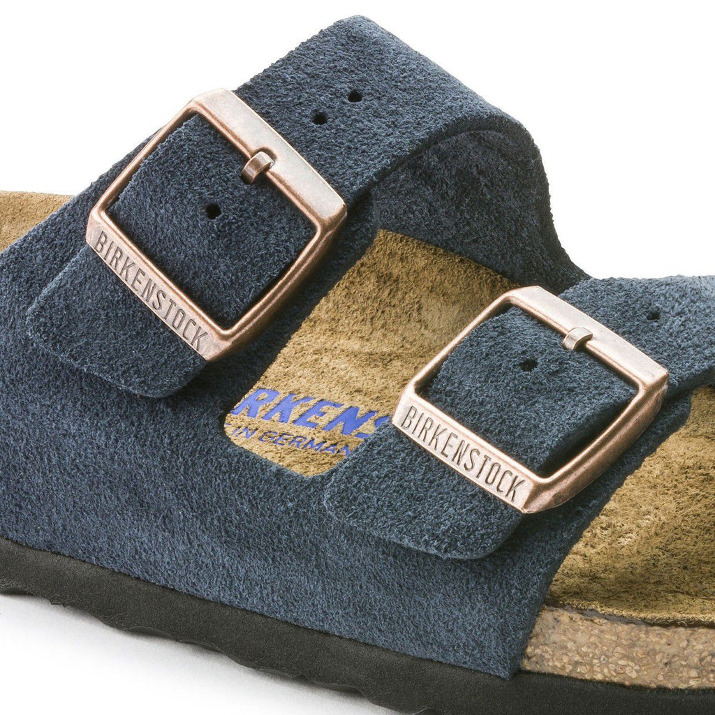 Birkenstock Suede Serenity Sandals in Midnight Blue