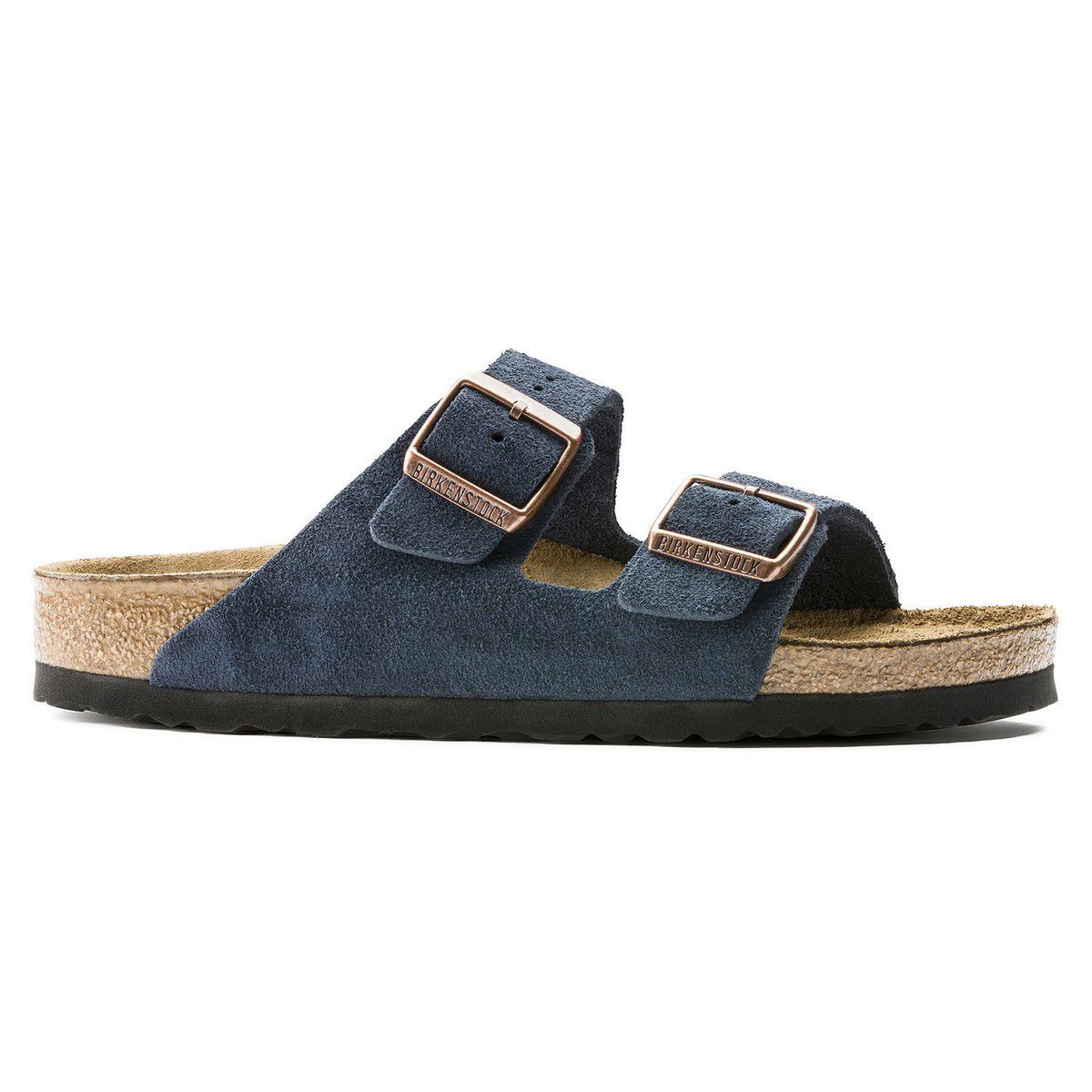 Birkenstock Suede Serenity Sandals in Midnight Blue