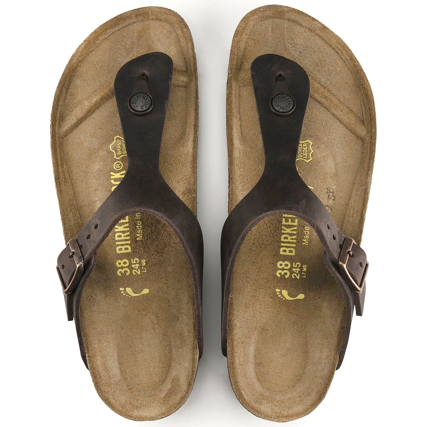 Birkenstock Classic Comfort Thong Sandals in Earthy Espresso