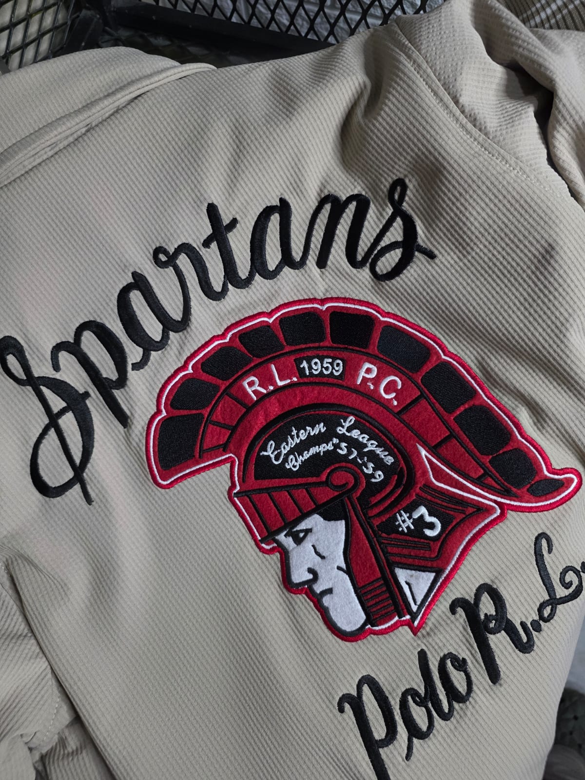 POLO RALPH LAUREN Dune Tan Tailored Fit Cord Jacket with Embroidered Accents