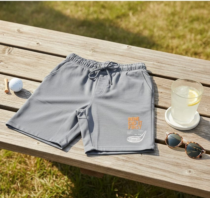 Lacoste Men's First Graphic Beach Shorts