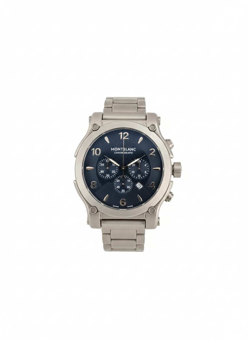 MONTBLANC Midnight Steel Chronograph Timepiece (IMPORTED)