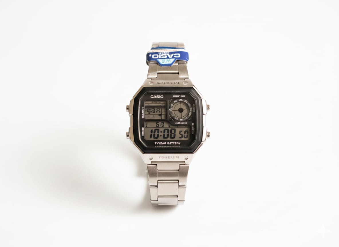 CASIO Urban Steel Mist Retro Digital Stainless Steel Watch