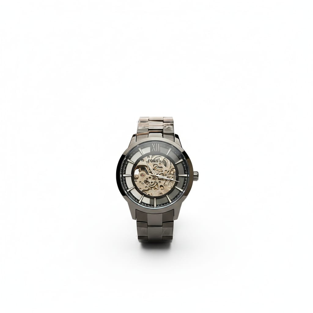 FOSSIL HOROLOGY Starlit Onyx Classic Skeleton Automatic Watch