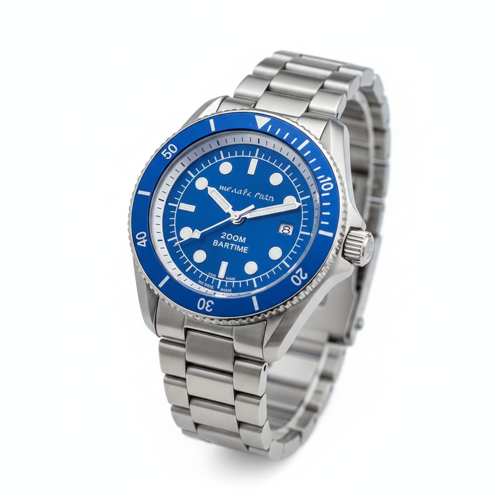 Michael Kors LUTHIER Oceanic Azure Precision Dive Watch (IMPORTED)