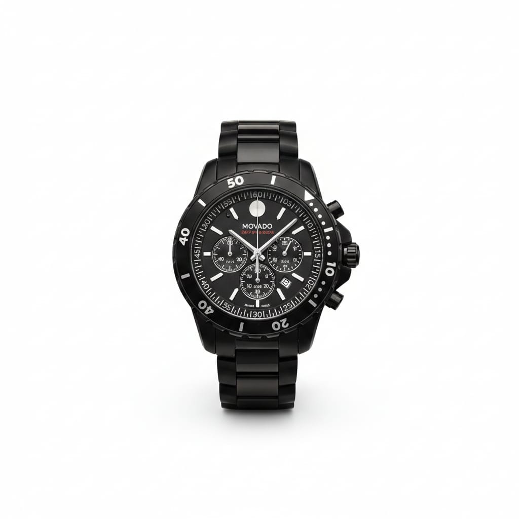 MOVADO Obsidian Shadow Chronograph Dive Watch  (IMPORTED)