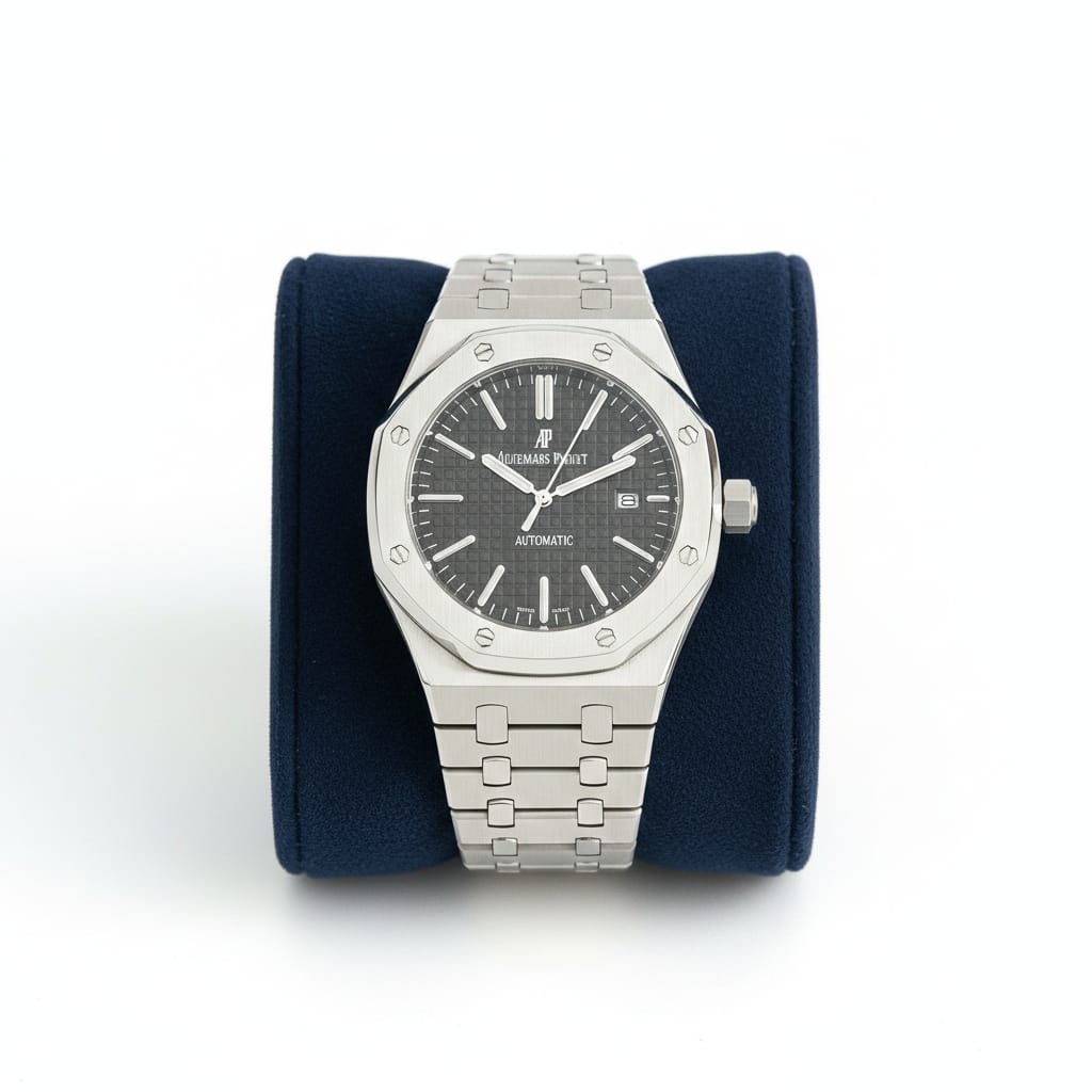 AUDEMARS PIGUET Starlit Onyx Iconic Steel Timepiece (IMPORTED)