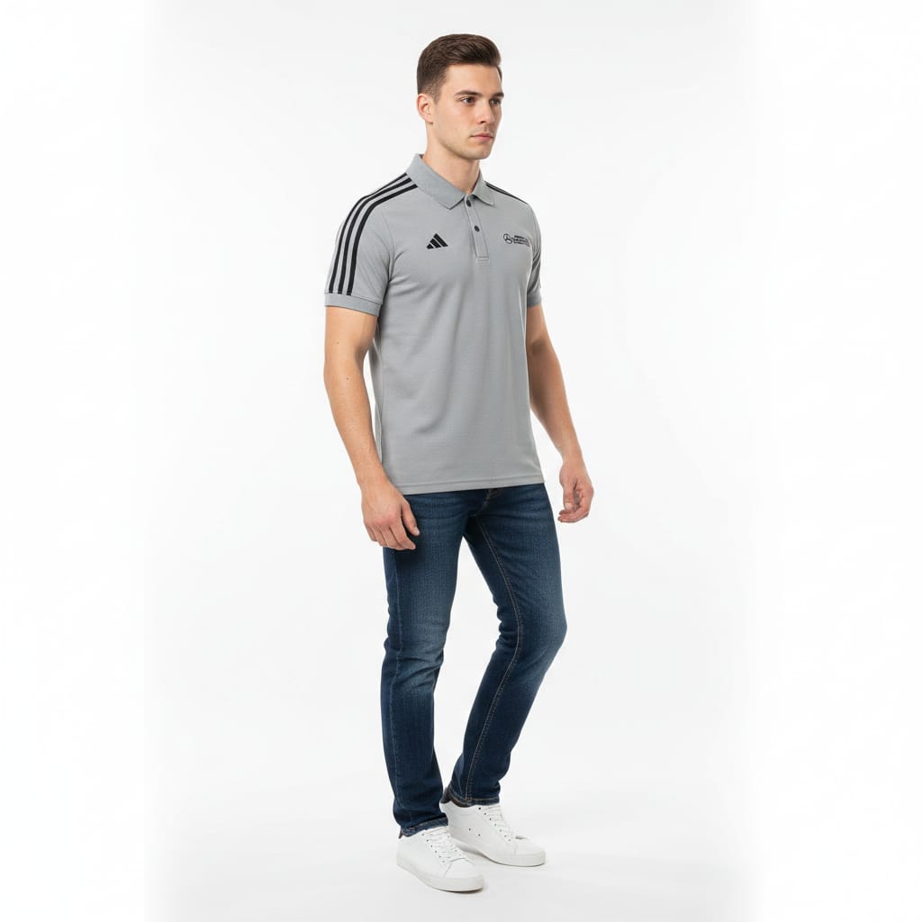 ADIDAS Ethereal Ash Tailored Fit Performance Polo Shirt