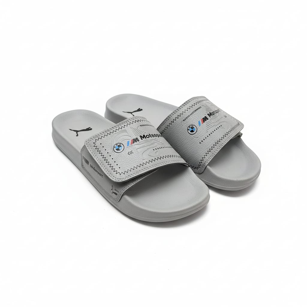PUMA Serene Pebble Racing-Ready Slide Sandals