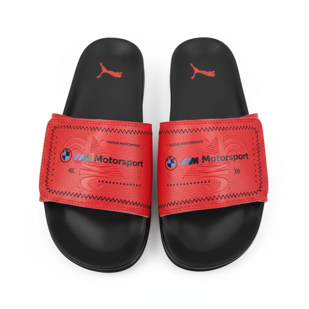 PUMA Ember Blaze Luxe Fit BMW Motorsport Slide Sandals