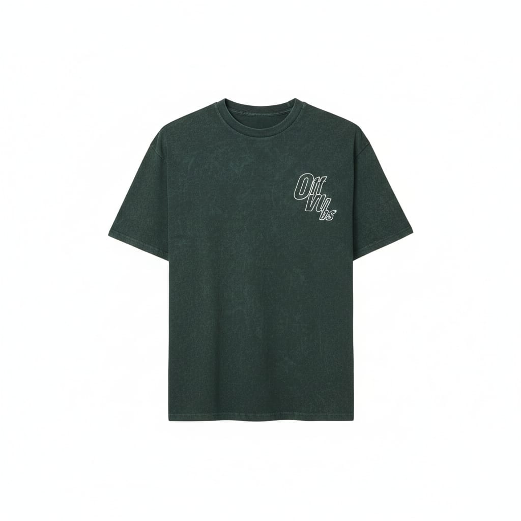 OFF-WHITE Mystic Pine Relaxed Fit Short Sleeve Graphic Tee