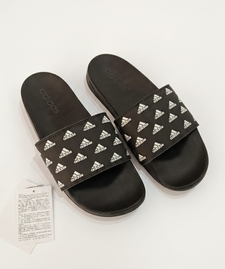 ADIDAS Obsidian Whisper Luxe Comfort Slides