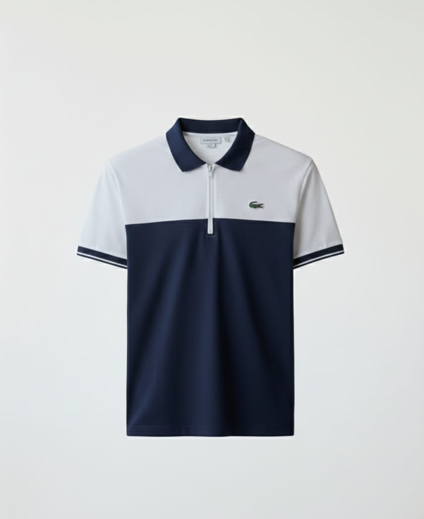 LACOSTE Deep Sea Teal Tailored Fit Short Sleeve Piqué Polo