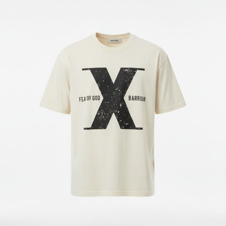 ESSENTIALS Fear of God Ethereal Sand Drop Shoulder Graphic Tee