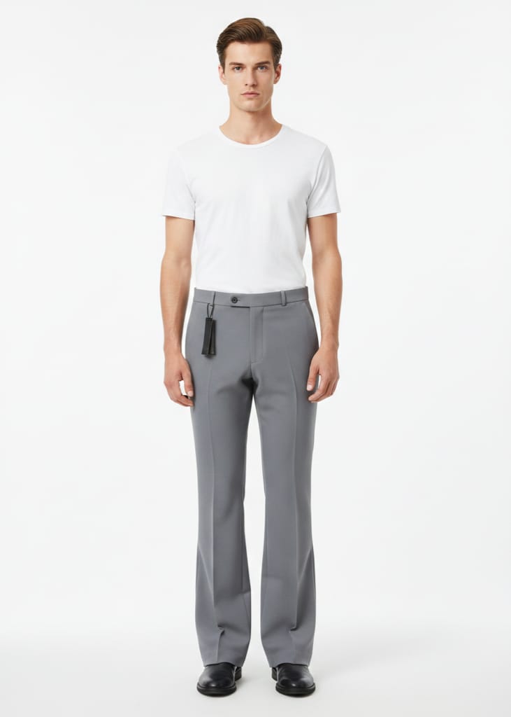 VERSACE Celestial Ash Tailored Fit Bootcut Trousers