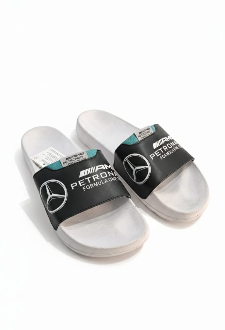 MERCEDES-AMG PETRONAS Twilight Steel Luxe Fit Slide Sandals