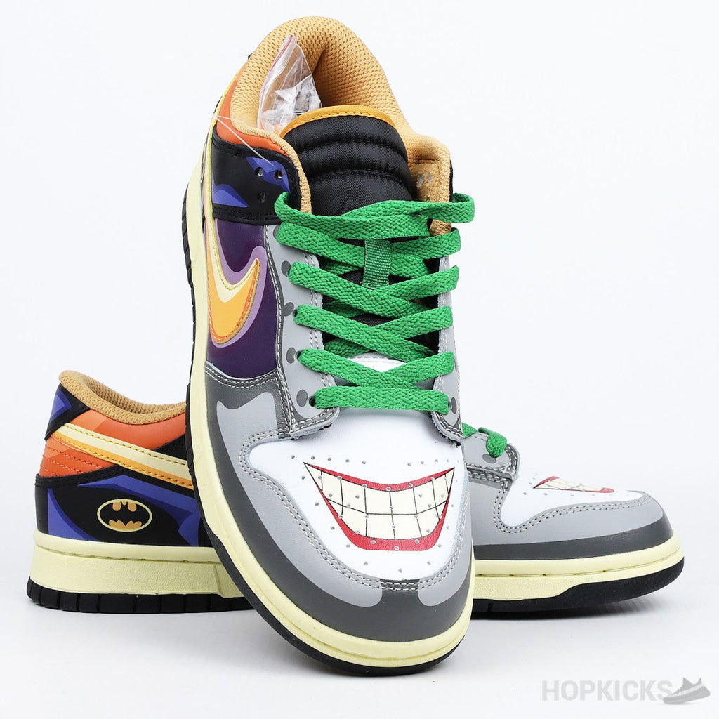 NIKE Electric Tangerine Whimsical Low-Top Sneaker 'Jester's Grin'