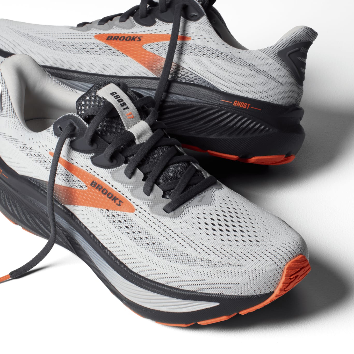 BROOKS Luminous Tangerine Featherweight Performance Running Sneakers